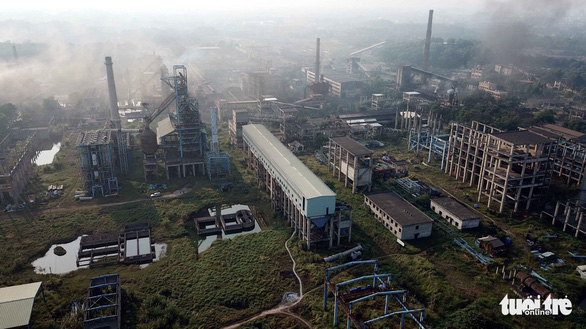 To&agrave;n cảnh dự &aacute;n mở rộng sản xuất giai đoạn 2 C&ocirc;ng ty Gang th&eacute;p Th&aacute;i Nguy&ecirc;n. (Ảnh: Nam Trần)