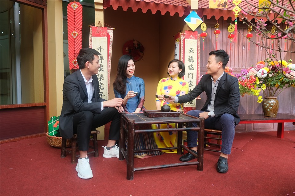 Th&ecirc;m y&ecirc;u thương, th&ecirc;m gắn kết c&ugrave;ng kh&ocirc;ng gian Tết xưa tại PVcomBank