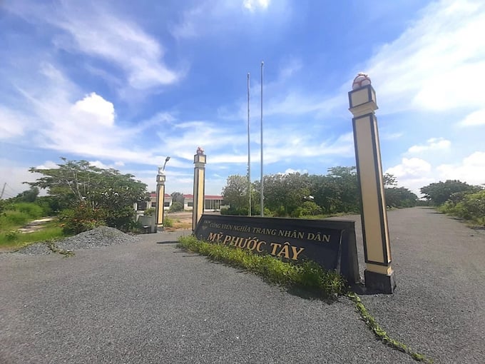 C&ocirc;ng ty TNHH Ho&agrave;ng Kim Nhung từng l&agrave; chủ đầu tư dự &aacute;n C&ocirc;ng vi&ecirc;n nghĩa trang nh&acirc;n d&acirc;n Mỹ Phước T&acirc;y.