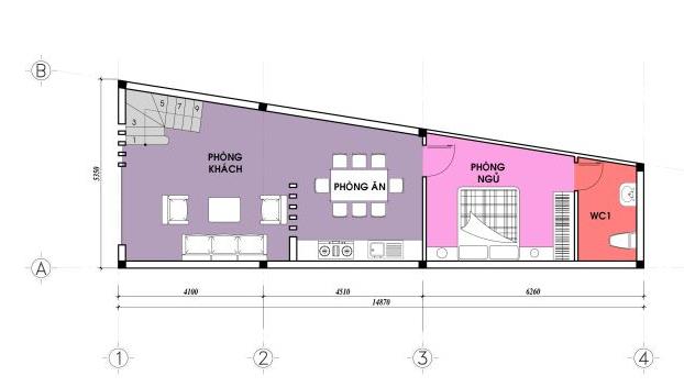 Nh&agrave; c&oacute; kết cấu kh&ocirc;ng c&acirc;n xứng dễ dẫn tới t&igrave;nh trạng hao t&agrave;i tốn lộc. &nbsp;