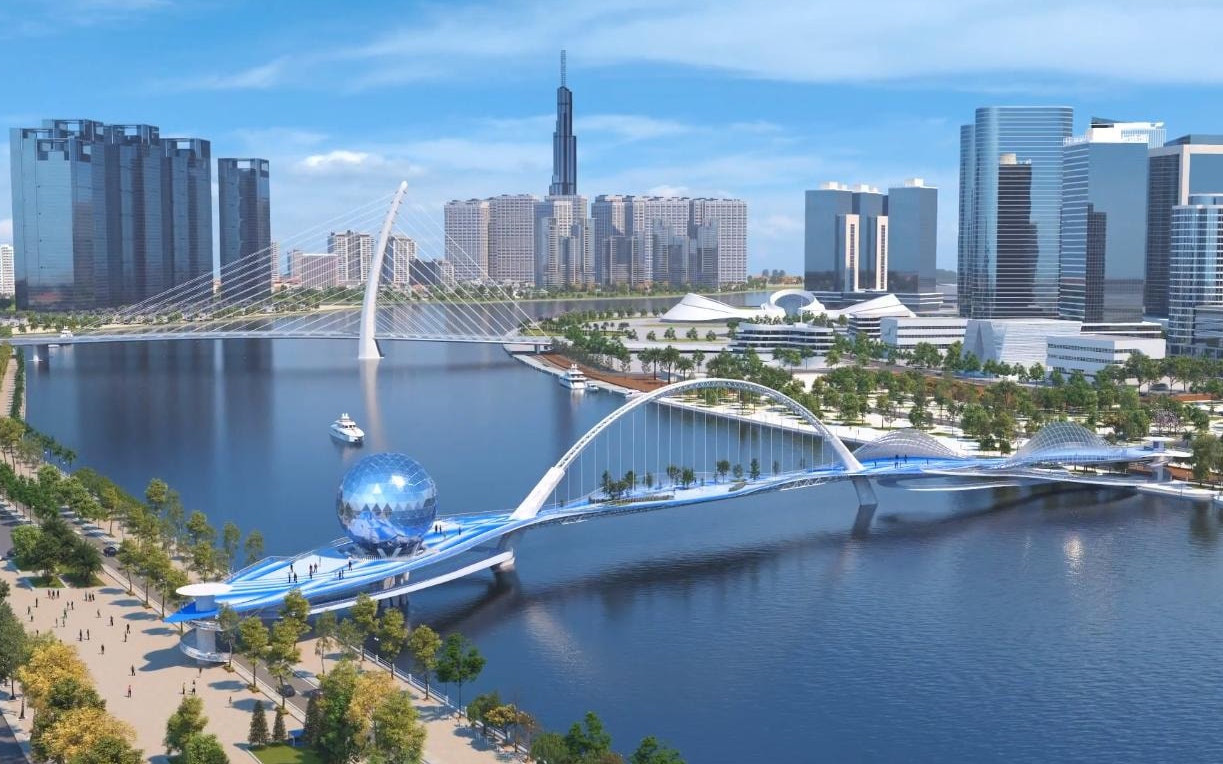 4 cây cầu kết nối Thủ Thiêm được đầu tư những năm tới - Ảnh 1