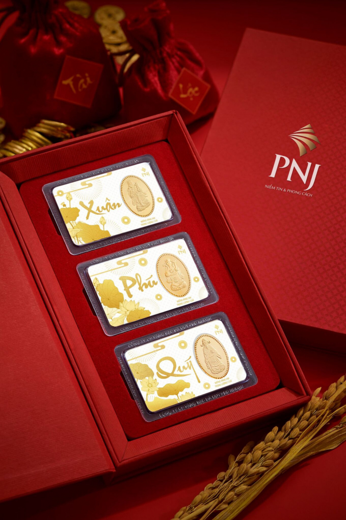 Bộ sản phẩm "limited" của PNJ. (Ảnh PNJ).