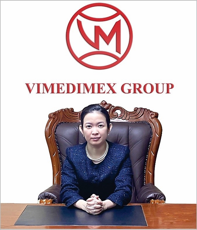 Thạc sĩ, b&aacute;c sĩ Trần Mỹ Linh - Tổng gi&aacute;m đốc C&ocirc;ng ty cổ phần y dược phẩm Vimedimex, ki&ecirc;m chủ tịch HĐQT c&ocirc;ng ty TNHH MTV Vimedimex B&igrave;nh Dương &nbsp;