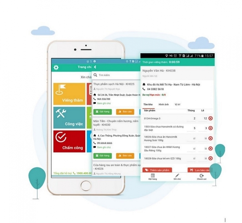 Hệ thống phần mềm Oracle, Mobile app tại TTPP thuốc &nbsp;
