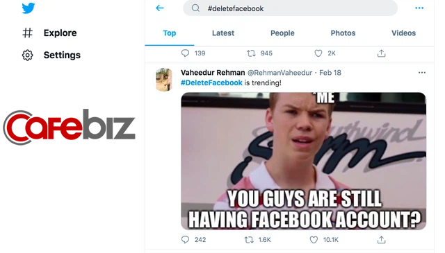 H&#224;nh động ngạo mạn của Mark Zuckerberg với nước &#218;c phải trả gi&#225; đắt: Đối mặt l&#224;n s&#243;ng tẩy chay to&#224;n cầu, hashtag #DeleteFacebook xuất hiện khắp mọi nơi - Ảnh 3