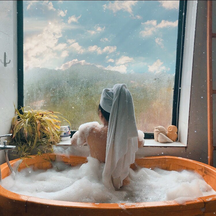 The KUPID - Dalat no single c&oacute; bồn tắm 'g&acirc;y sốt'. Ảnh: @atm3600