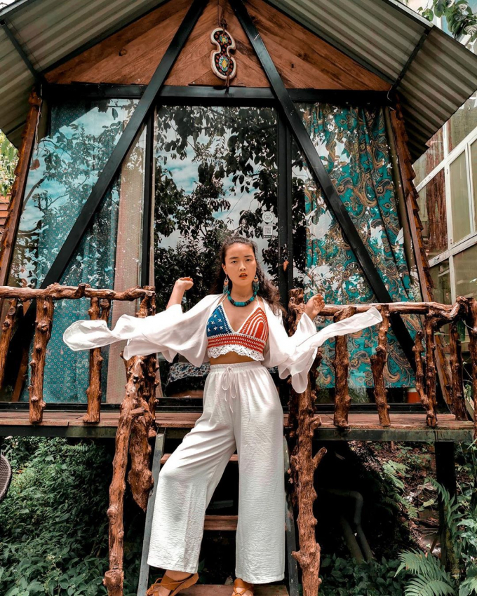 Ng&ocirc;i nh&agrave; mang t&ecirc;n L&agrave;ng Boho. Ảnh: @thuynguyen5668.