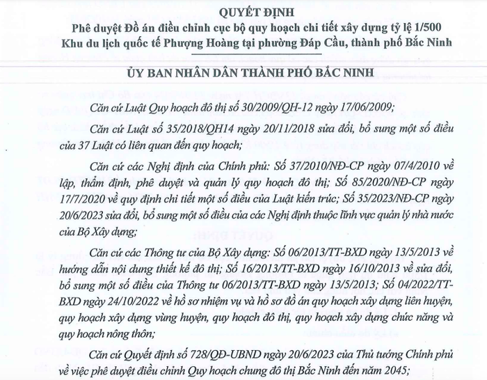 UBND TP. Bắc Ninh hợp thức ho&aacute; sai phạm cho&nbsp;C&ocirc;ng ty Phượng Ho&agrave;ng