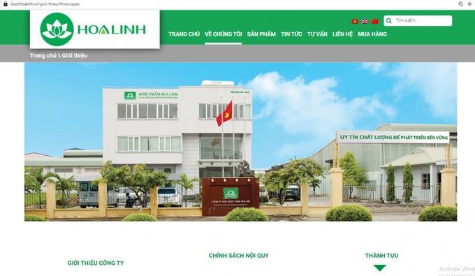 Dược phẩm Hoa Linh bị đề nghị xử phạt 80 triệu đồng do vi phạm ph&ograve;ng ch&aacute;y chữa ch&aacute;y.