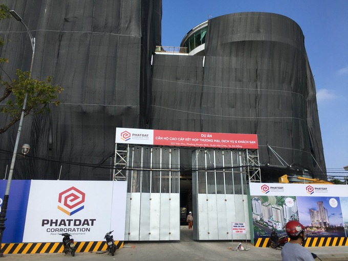 Dự &aacute;n 223 Trần Ph&uacute; của Đầu tư Bắc Cường đang trong qu&aacute; tr&igrave;nh x&acirc;y dựng.