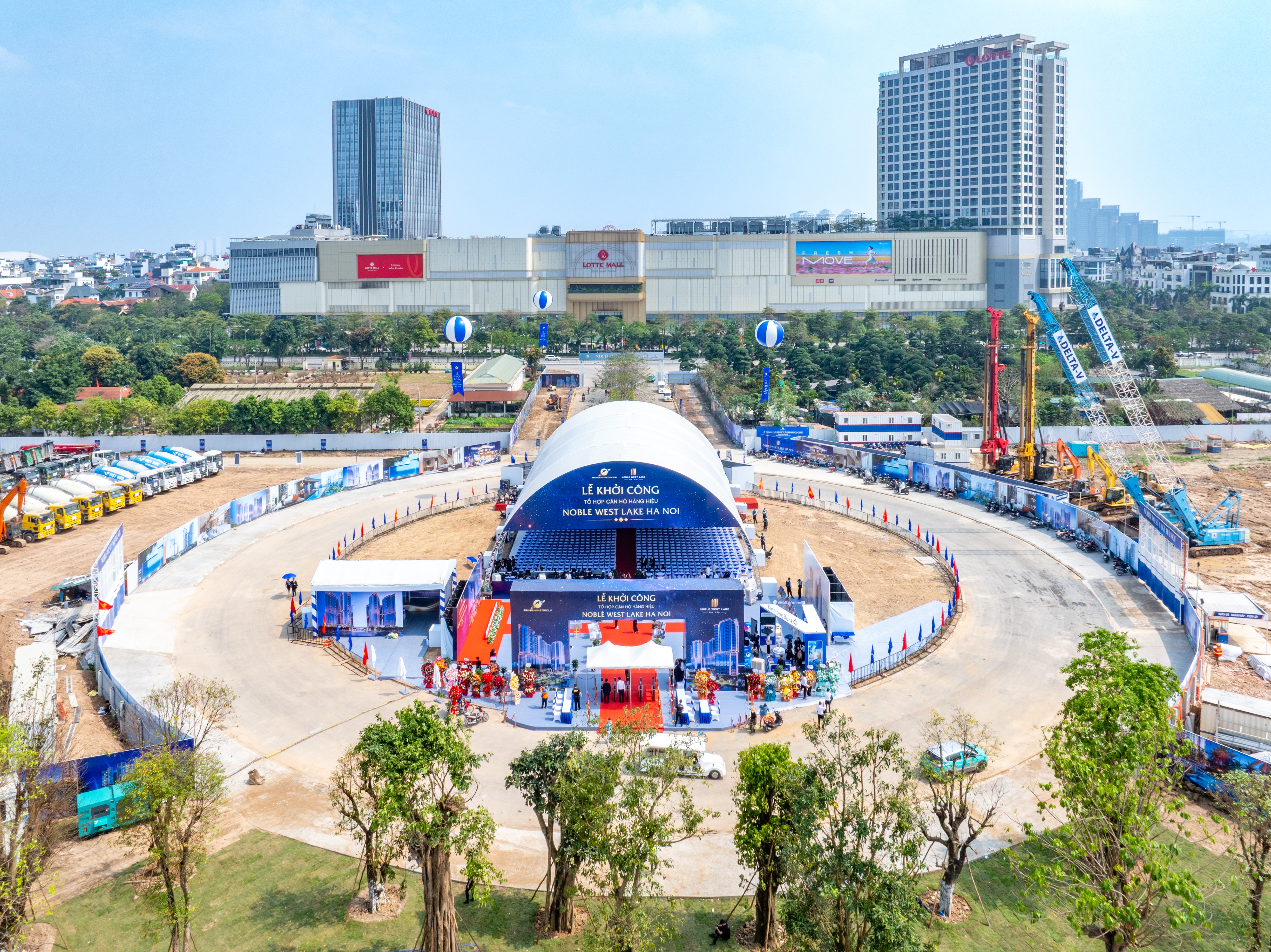 Sunshine Group chính thức khởi công Noble West Lake Ha Noi - tổ hợp căn hộ hàng hiệu số 1 Việt Nam - Ảnh 1