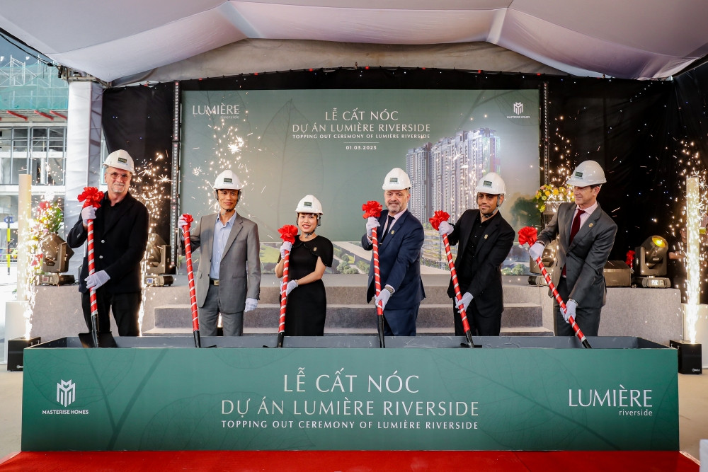 Masterise Homes ch&#237;nh thức cất n&#243;c dự &#225;n LUMI&#200;RE riverside - Ảnh 1
