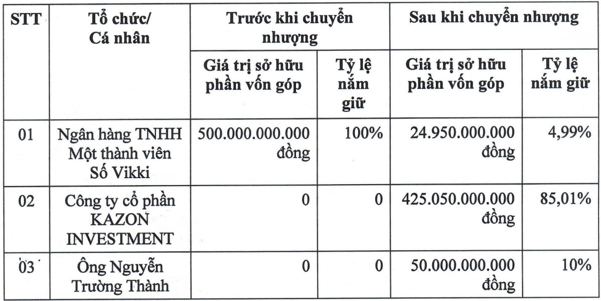 DN 3 tháng tuổi nắm 85% vốn của Chứng khoán VikkiBank - Ảnh 2