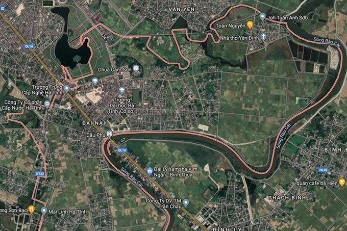 Một phần diện t&iacute;ch quy hoạch C&ocirc;ng vi&ecirc;n trung t&acirc;m v&agrave; Khu đ&ocirc; thị Lam Hồng Garden Park City nằm trong địa giới h&agrave;nh ch&iacute;nh phường Đại N&agrave;i.