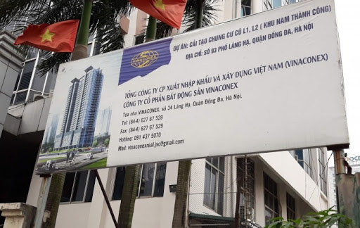 Dự &aacute;n cải tạo khu chung cư cũ 93 L&aacute;ng Hạ o C&ocirc;ng ty CP Bất động sản Vinaconex l&agrave;m chủ đầu tư.
