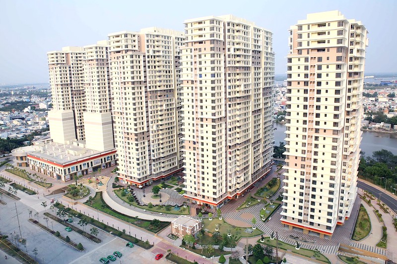 Ng&acirc;n h&agrave;ng BIDV nhiều lần rao b&aacute;n h&agrave;ng chục căn hộ tại chung cư Kỷ Nguy&ecirc;n - The Era Town (quận 7). Ảnh: QUANG HUY &nbsp;