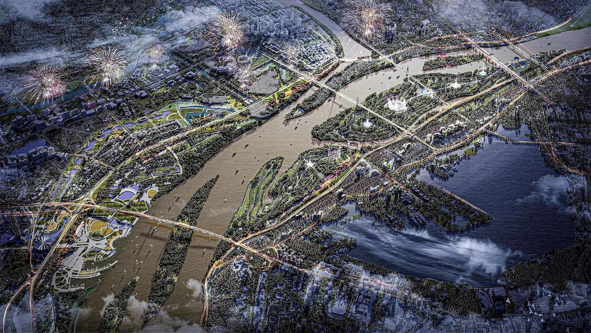 Tạm dừng cấp phép xây dựng trong phạm vi dự án Trục đại lộ cảnh quan sông Hồng - Ảnh 1