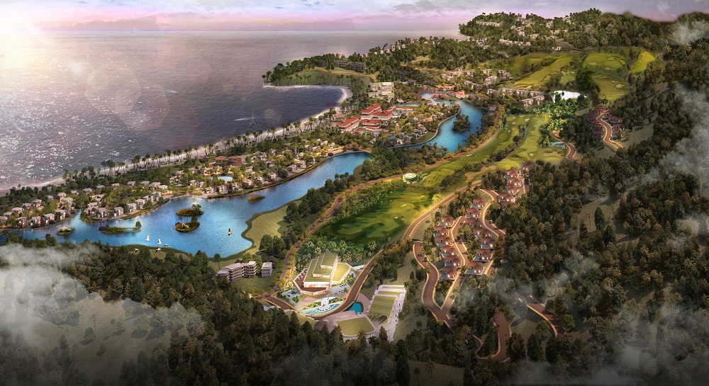 Thế tọa sơn nghinh hải của dự &aacute;n Lộc B&igrave;nh.