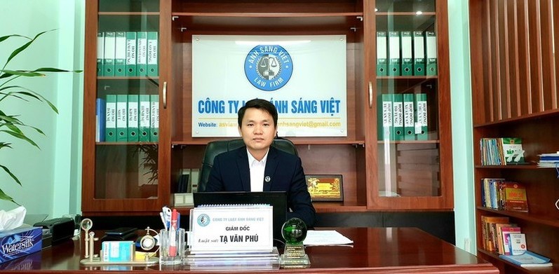 Luật sư Tạ Văn Ph&uacute; &ndash; Gi&aacute;m đốc C&ocirc;ng ty Luật &Aacute;nh S&aacute;ng Việt . &nbsp;