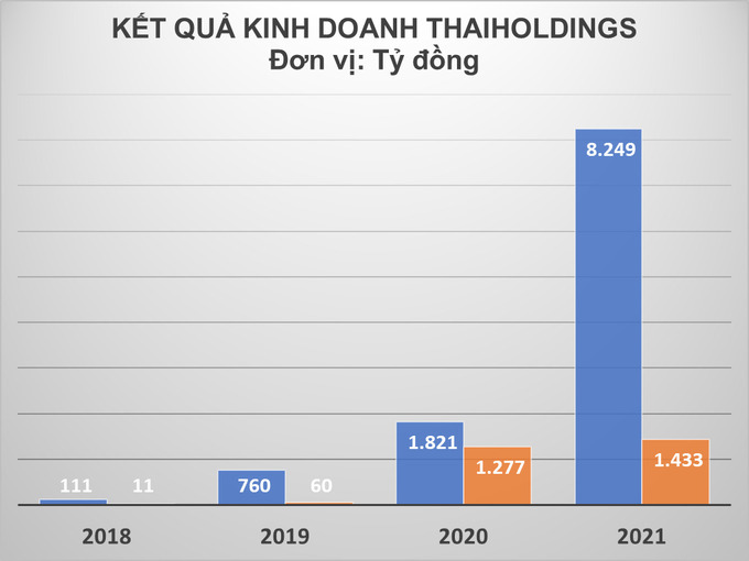 Thaiholdings c&#244;ng bố doanh thu kỷ lục - Ảnh 1