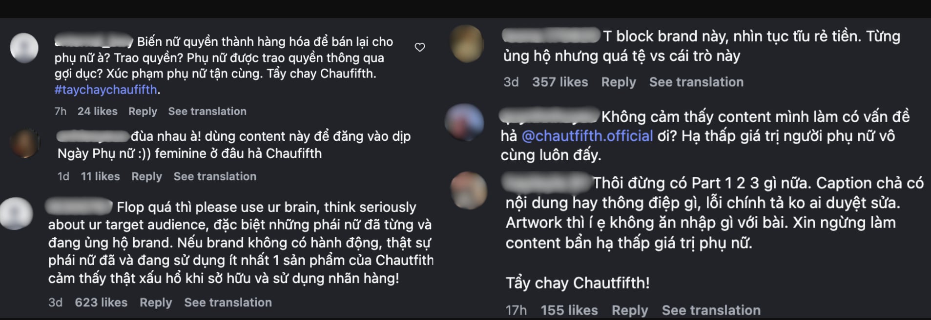Quảng cáo 'xúc phạm phụ nữ', Chaufifth vướng nghi vấn 'cố tình gây tranh cãi để được chú ý' - Ảnh 1