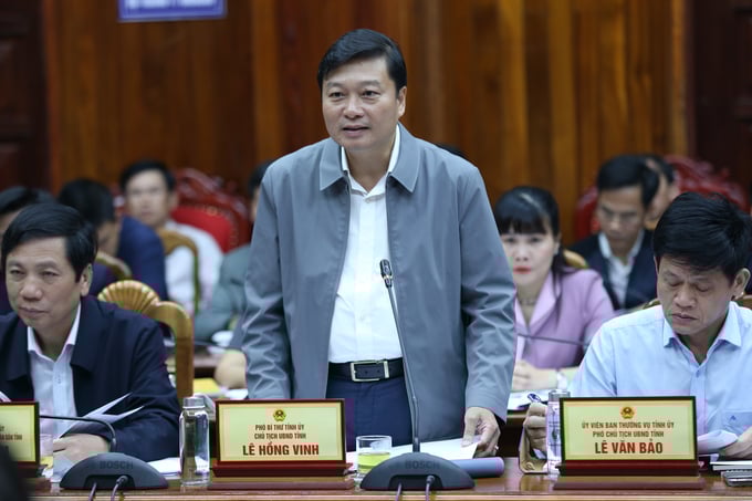 Chủ tịch UBND tỉnh Quảng Trị L&ecirc; Hồng Vinh ph&aacute;t biểu tại sự kiện (Ảnh: T&amp;T Group).