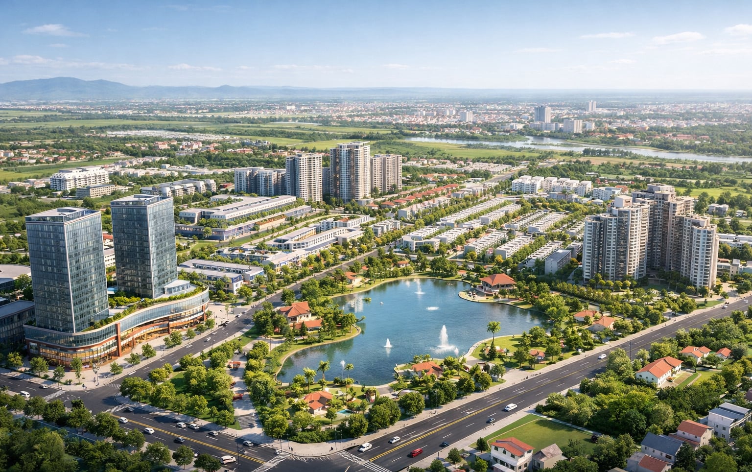 Khu đ&ocirc; thị Bắc TP. H&agrave; Tĩnh với định hướng ph&aacute;t triển khu đ&ocirc; thị mới kết hợp hạ tầng thương mại &ndash; dịch vụ.