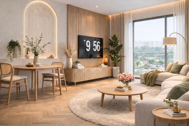Căn hộ The Sentosa được thiết kế hiện đại, đ&aacute;p ứng nhu cầu người trẻ th&agrave;nh đạt, giới chuy&ecirc;n gia đang l&agrave;m việc tại Thanh Ho&aacute;