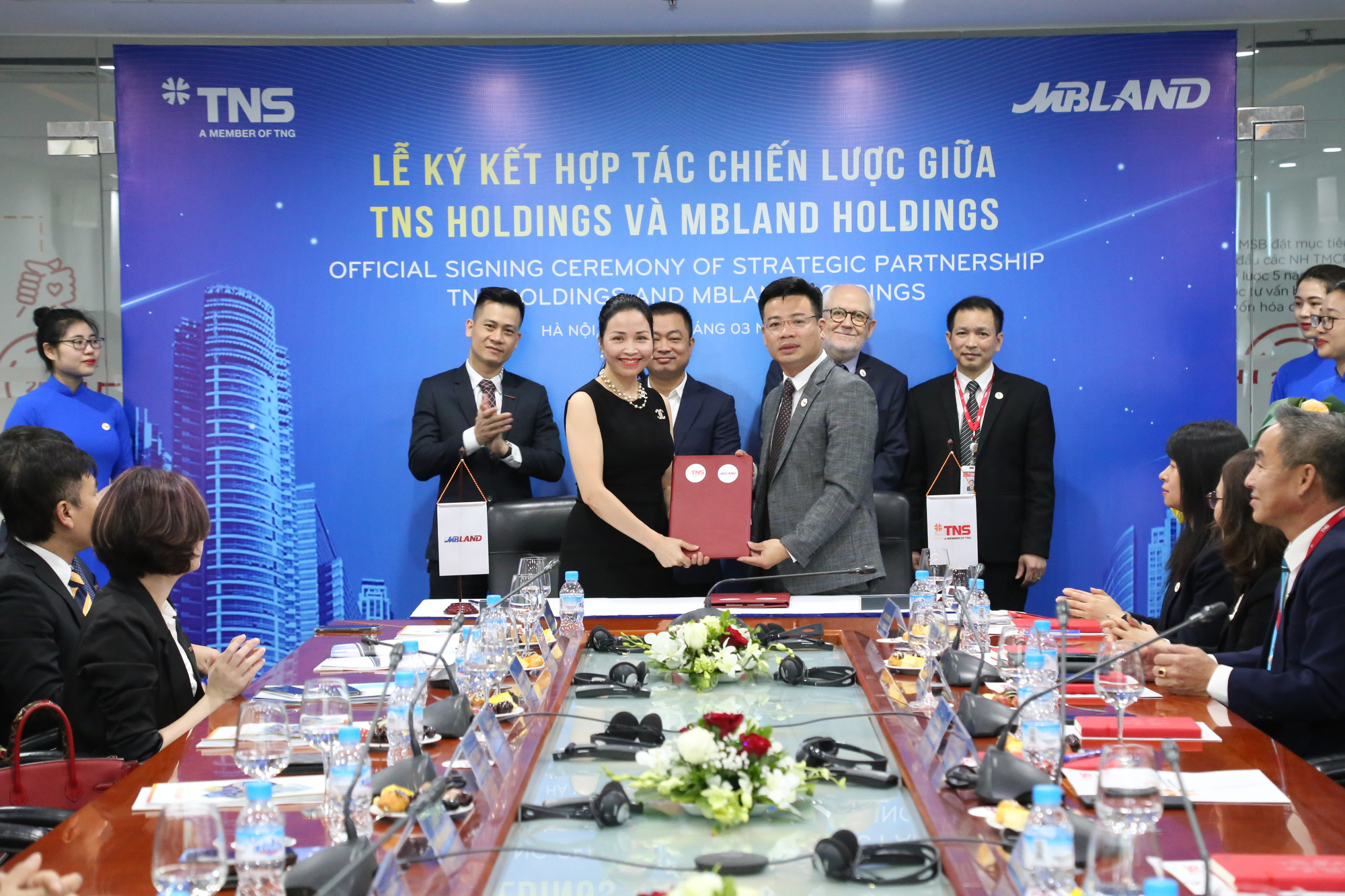 TNS Holdings v&#224; MBland Holdings hợp t&#225;c chiến lược - Ảnh 1