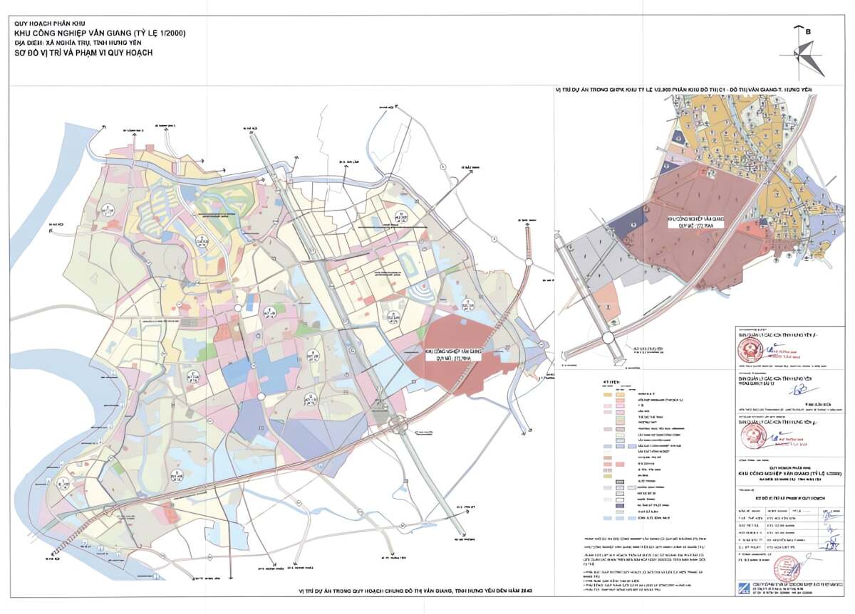 Sơ đồ vị tr&iacute; v&agrave; phạm vi quy hoạch.