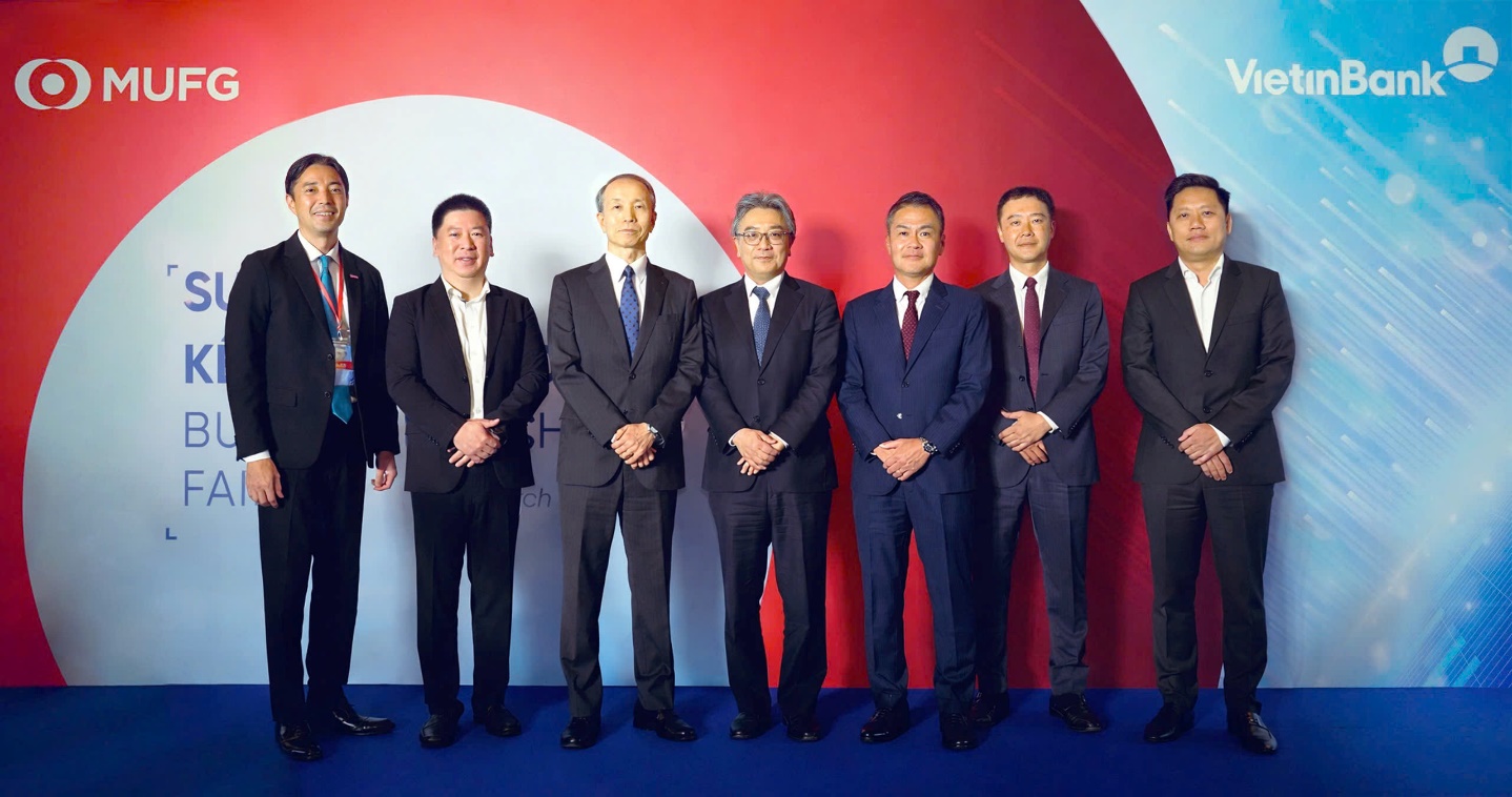 C&aacute;c L&atilde;nh đạo VietinBank v&agrave; MUFG Bank tham gia sự kiện