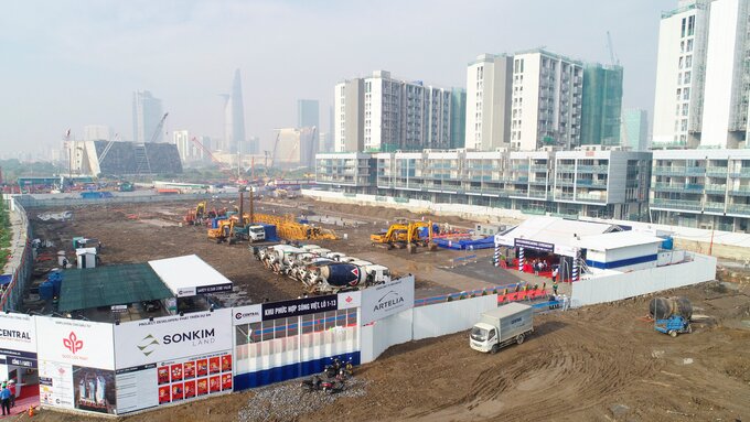 Cảnh buổi Lễ khởi c&ocirc;ng s&aacute;ng ng&agrave;y 24/12/2020.