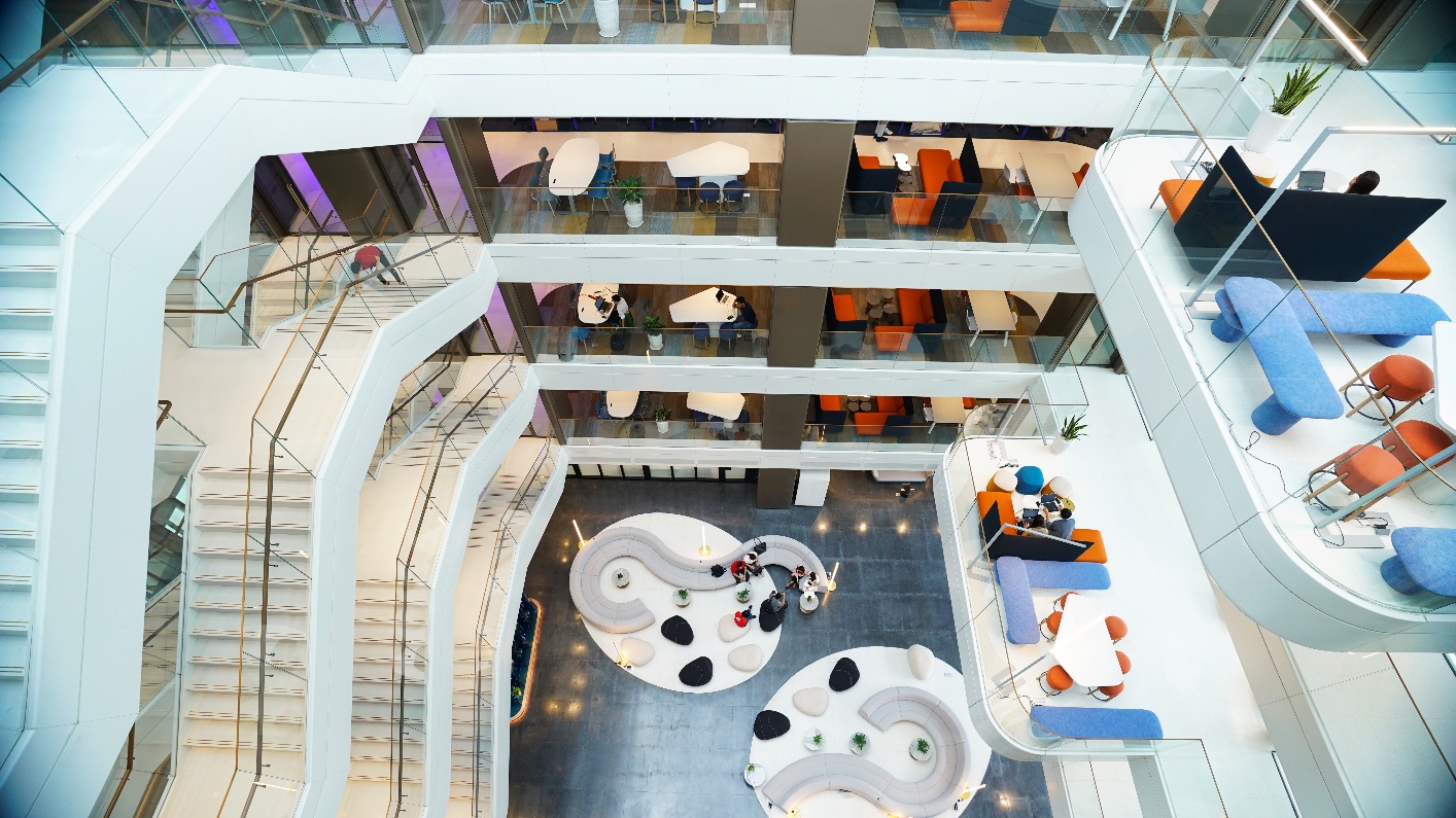 Kh&ocirc;ng gian l&agrave;m việc hiện đại tại Masan Consumer - Ảnh: TL