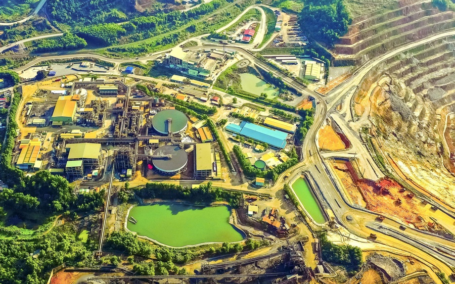 Nh&agrave; m&aacute;y chế biến kho&aacute;ng sản của Masan High-Tech Materials tại Th&aacute;i Nguy&ecirc;n