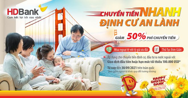 Chuyển tiền nhanh, định cư an l&#224;nh c&#249;ng HDBank - Ảnh 2