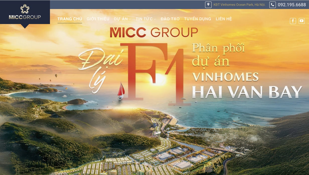 MICC Group l&agrave; đơn vị ph&acirc;n phối bất động sản, nổi bật với vai tr&ograve; đại l&yacute; F1 chiến lược của Vinhomes v&agrave; Masterise Homes.