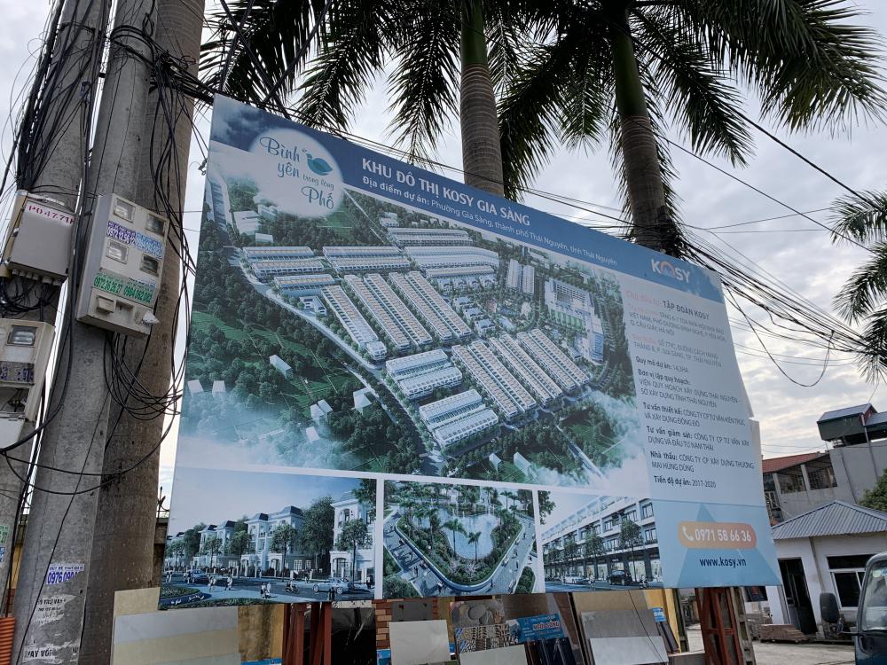 Dự &aacute;n Khu đ&ocirc; thị Kosy Gia S&agrave;ng (số 11 phường Gia S&agrave;ng, TP. Th&aacute;i Nguy&ecirc;n, tỉnh Th&aacute;i Nguy&ecirc;n) được Kosy Group đưa ra l&agrave;m t&agrave;i sản đảm bảo để vay 250 tỷ đồng.