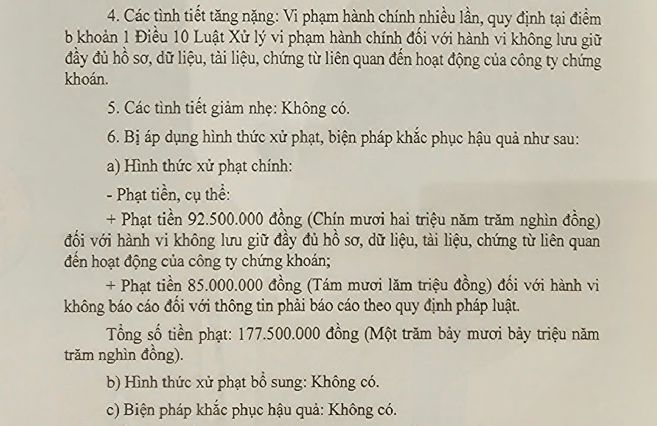 Chứng kho&aacute;n Everest đ&atilde; nhiều lần vi phạm quy định về việc lưu trữ hồ sơ, t&agrave;i liệu li&ecirc;n quan đến hoạt động nghiệp vụ
