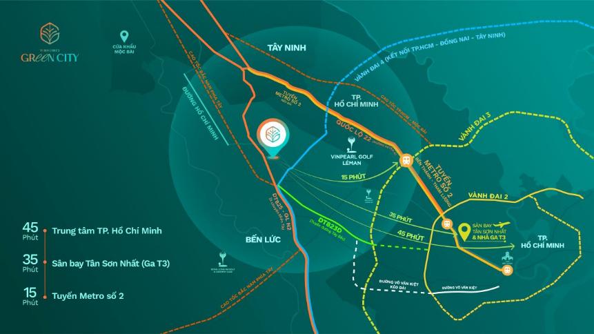 Vinhomes Green City hưởng trọn lợi thế tại l&otilde;i trung t&acirc;m h&agrave;nh ch&iacute;nh - ch&iacute;nh trị mới. Ảnh: VHM.