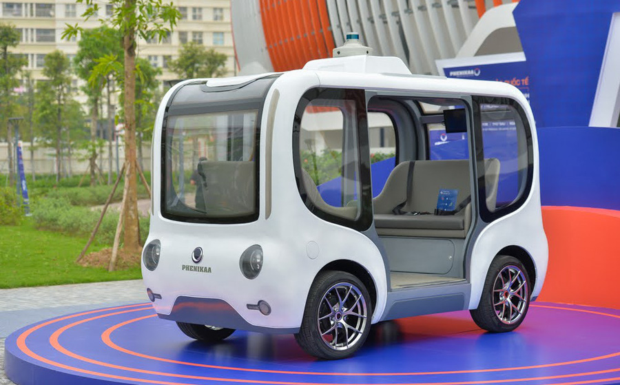 Cận cảnh xe tự l&#225;i Made in VietNam đầu ti&#234;n, với &quot;con mắt&quot; kỳ lạ tr&#234;n n&#243;c - Ảnh 1