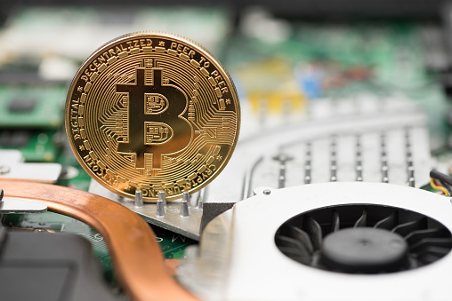 H&igrave;nh minh họa đồng Bitcoin. Ảnh: iStock