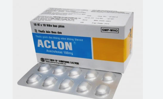 &nbsp;Thu hồi thuốc kh&aacute;ng vi&ecirc;m Aclon do vi phạm chất lượng