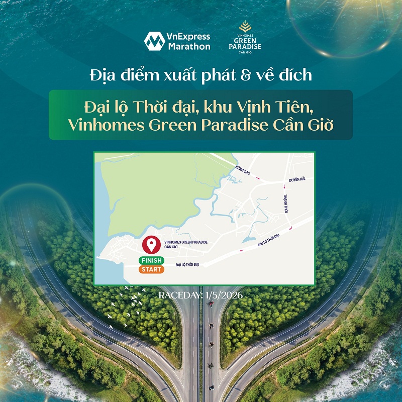 Hơn 5.000 vận động viên tham gia VnExpress Marathon Green Paradise Cần Giờ - Ảnh 3