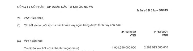 Điểm danh doanh nghiệp địa ốc đang c&#243; khoản vay tại Credit Suisse - Ảnh 2