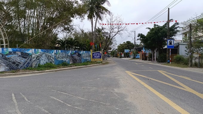 Lối v&agrave;o dự &aacute;n Khu đ&ocirc; thị An B&igrave;nh Riverside