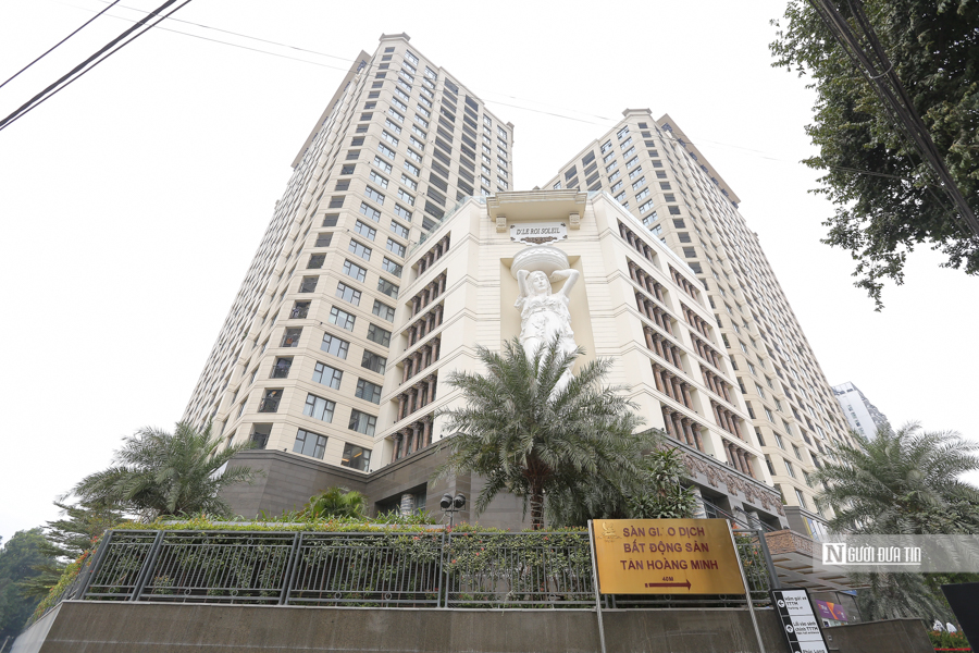 Dự &aacute;n Le Roi Soleil Quảng An thuộc Tập đo&agrave;n T&acirc;n Ho&agrave;ng Minh, do C&ocirc;ng ty Đầu tư v&agrave; Dịch vụ Kh&aacute;ch sạn Soleil l&agrave;m chủ đầu tư. (Ảnh: Hữu Thắng)