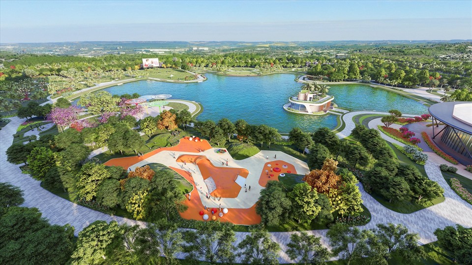 Dự &aacute;n The Matrix One nằm đối diện c&ocirc;ng vi&ecirc;n 14ha xanh m&aacute;t