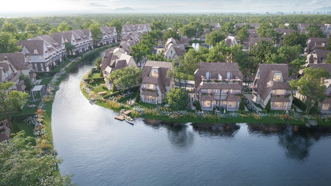 Đảo Ch&acirc;u &Acirc;u, Eco Central Park - biệt thự compound định danh của nh&agrave; gi&agrave;u xứ Nghệ