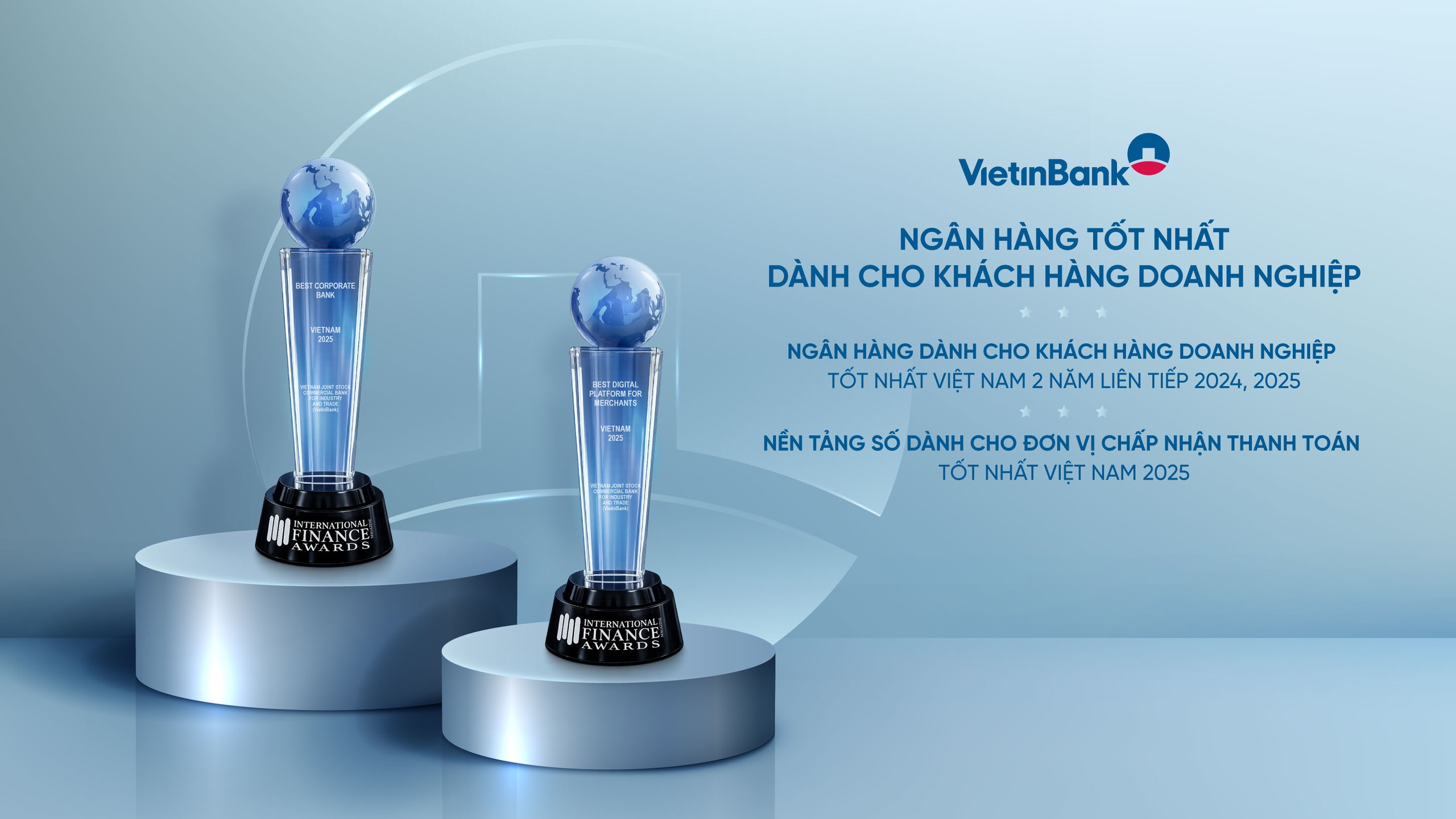 VietinBank ghi dấu ấn quốc tế với hai giải thưởng ngân hàng doanh nghiệp - Ảnh 1