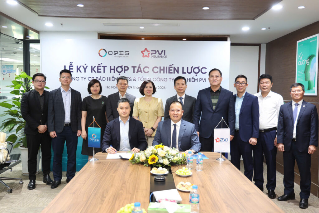 OPES hợp t&aacute;c chiến lược với Bảo hiểm PVI, n&acirc;ng cao trải nghiệm kh&aacute;ch h&agrave;ng, chất lượng dịch vụ, gia tăng lợi thế cạnh tranh để bứt ph&aacute; trong năm 2026.